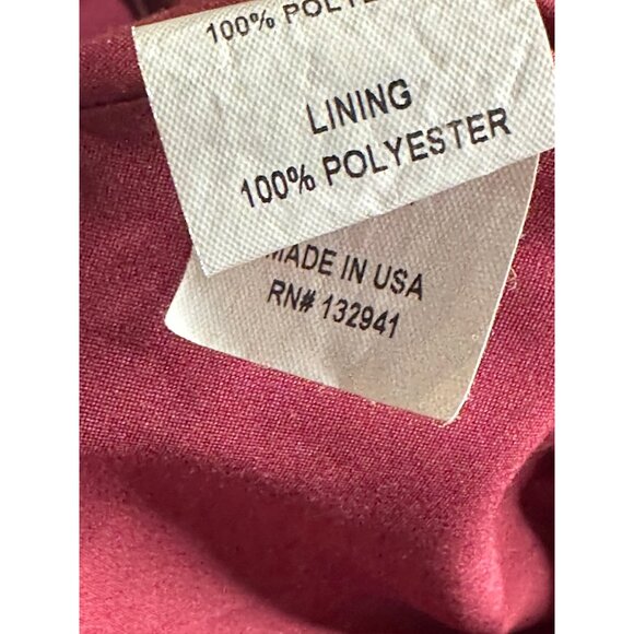 Amanda Uprichard Baldwin Dress in Burgundy XSmall Womens Long Sleeve Mini - Picture 11 of 15